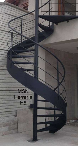 Escalera Caracol Reforzada Interior Exterior 3mts Modelo H3