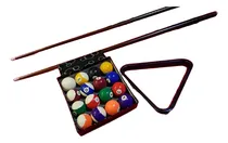 Comprar Set De Bolas Triangulo Y Tacos Para Mesa De Pool Kit Pool