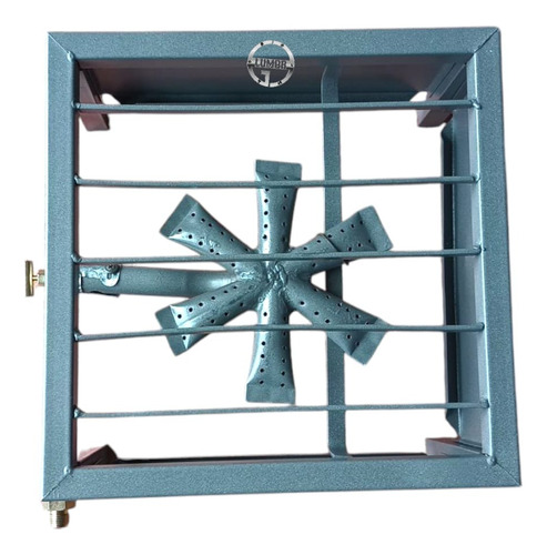 1 Parrilla De Mesa De 1 Quemador Uso Rudo Gas + Kit Instalac