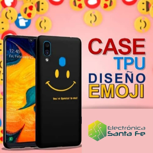 Case Forro Estuche Emoji Samsung A10 Tienda Fisica 