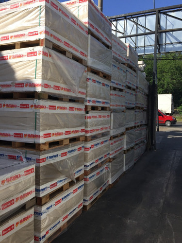 Placa Exterior Cementicia Superboard 6 Mm Borde Recto Gris Cemento