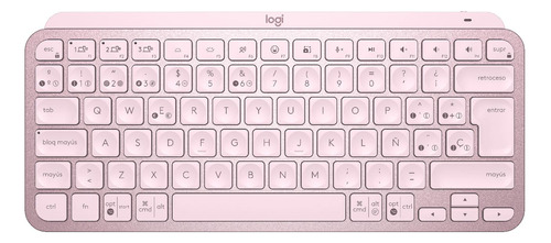 Teclado Mx Keys Mini Inalámbrico Rosa