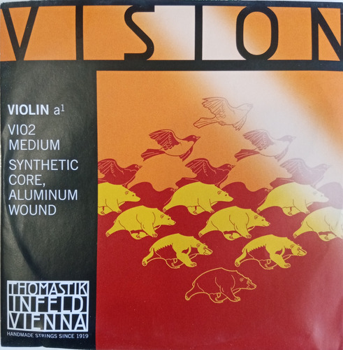Cuerda De Violín 4/4, La (2a) Thomastik Vision, Vi02