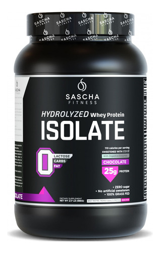 Sascha Fitness Isolate Whey Protein 2lb