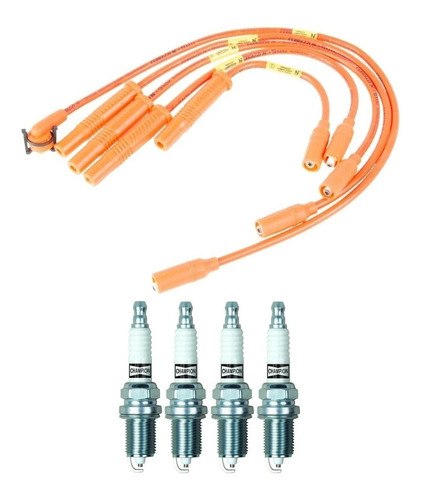 Kit Cables Ferrazzi Y Bujías Escort Orion Pointer 1.8 2.0 