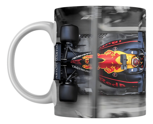 Taza Ceramica Auto Formula Redbull Uno Max Verstappen