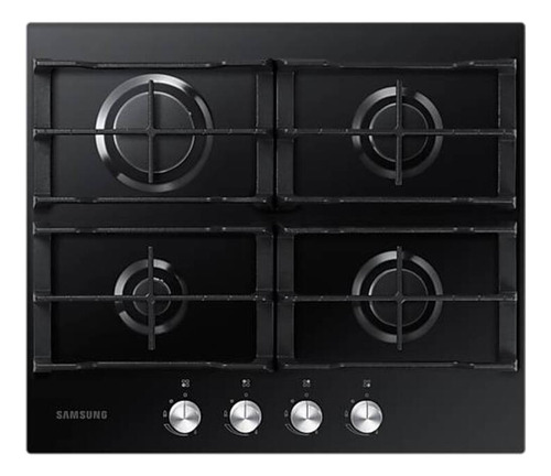 Anafe A Gas Samsung Na64h3000ak 4 Hornallas Negro 220v Black