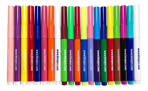 Imagen 4 de 10 de Plumones Mágicos Bloopys * Cambian De Color Y Se Borran *