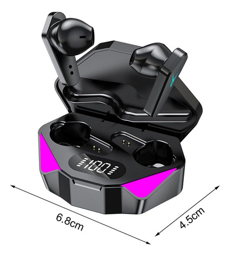 De 8pzs Audífonos Inalámbricos X15 Gamer In-ear Hifi Mayoreo