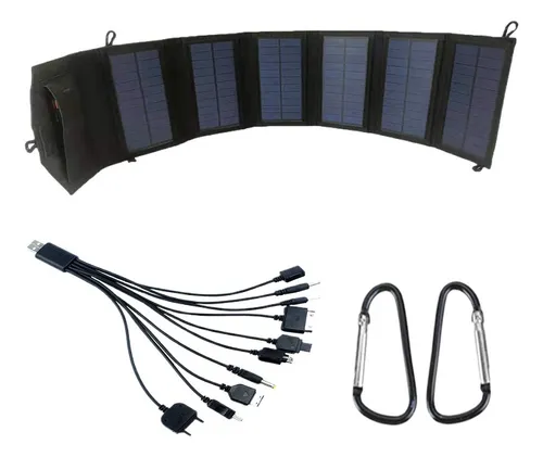 Portable 20w Solar Folding Board 2usb Fast Charge