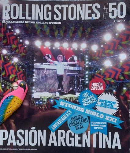 Revista Rolling Stones 50 De Clarin Los 3 Recital  Argentina