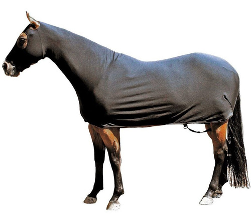 Sleazy Sleepwear For Horses Full Body Black Xl