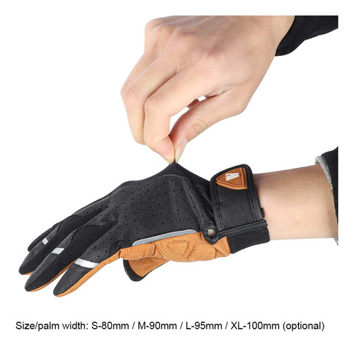 Guantes De Bicicleta Hombre Dedos Completos Mtb Táctiles