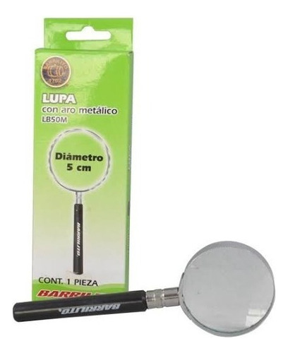Lupa Escolar Con Aro Metálico 5cm Diámetro
