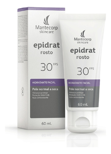 Hidratante Facial FPS 30 sem Fragrância Mantecorp Skincare Epidrat Caixa 60g