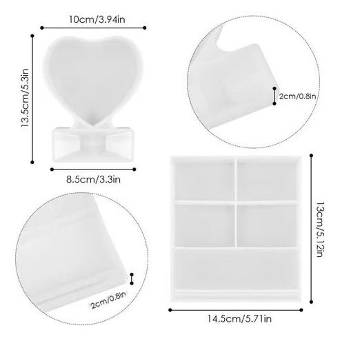 Molde De Resina Epoxi De Cristal Para Bricolaje, Molde Para