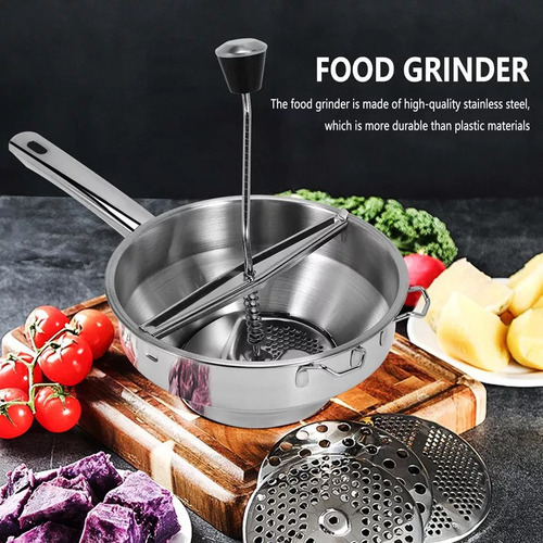 Passador Manual Legumes Inox Molhos Purês 20cm Ghidini
