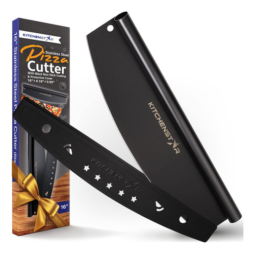 Kitchenstar Cortador De Pizza De 14 | Cuchillo De Acero Inox