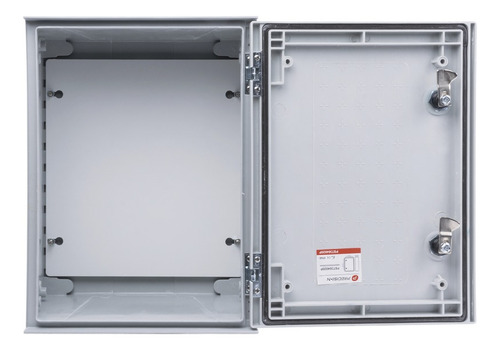 Gabinete Exterior 30x40x20cm Incluye Chapa Y Llave Precision Color Gris