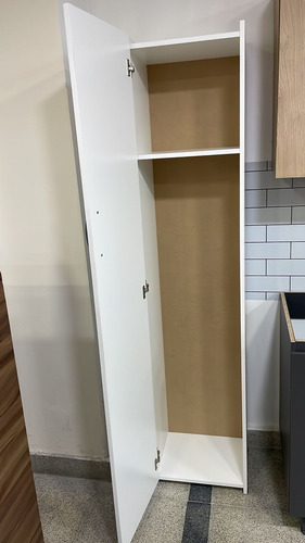 Escobero Organizador Multiuso 1puerta Armado Solo Caba Y Gba Blanco