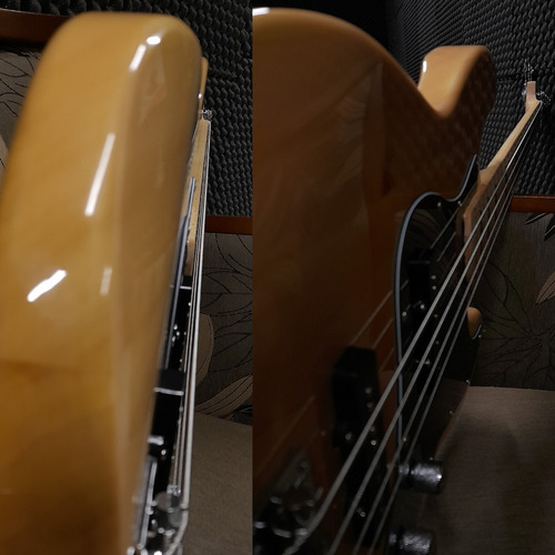 Imagem 4 de 10 de Contrabaixo Waldman Gjj-200x Nat 4 Cordas Jazz Bass Vintage