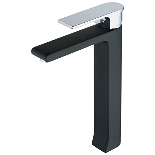 Grifo Lavabo Monomando Negro - 60 Characters