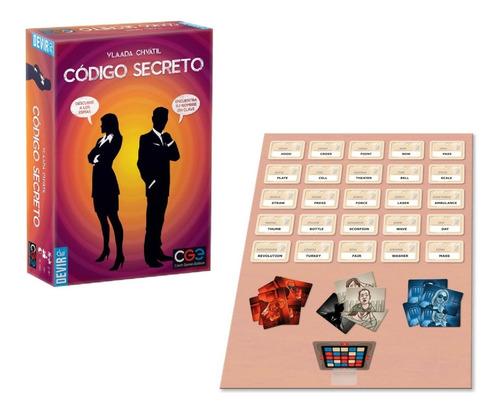 Imagen 2 de 2 de Código Secreto Juego De Mesa Original Devir