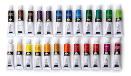 Set De Pinturas Acrílicas Royal Langnickel Con 24 Piezas