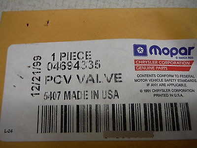 Mopar Pcv Valve 04694335 Ccu