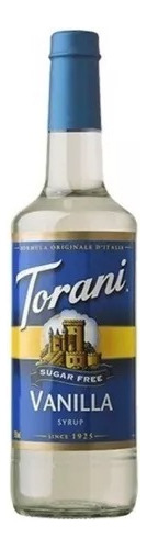 Sin Azucar Torani Jarabe Para Bebidas Sabor Vainilla 750ml
