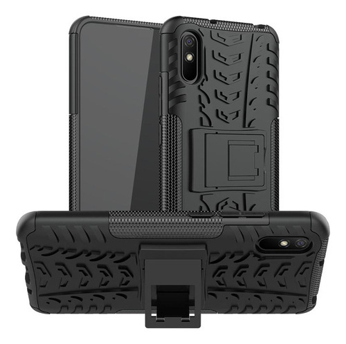 B Funda Rígida De Doble Capa Para Xiaomi Redmi 9at Bumper