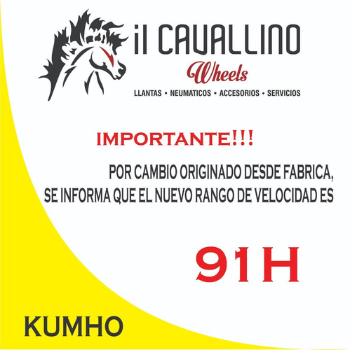 Imagen 2 de 6 de Neumatico Kumho Es31 205 55 R16 91v Cavallino