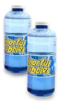 Comprar X2 Liquido Para Burbujas Liquido Maquina De Burbujas 1lt  