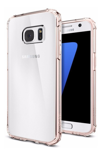 Funda Spigen Ultra Hybrid Samsung Galaxy S7 - Rosa Crystal