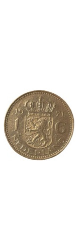 Moneda De 1 Florín, Año 1971 Países Bajos