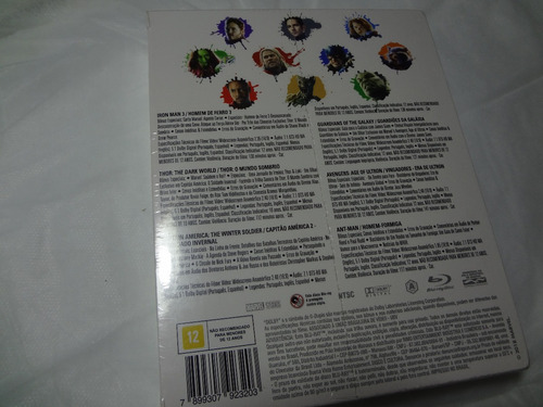 Imagem 2 de 2 de Universo Cinematográfico Marvel Fase 2 Box Blu-ray Novo