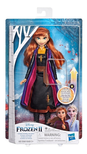 Disney Frozen - Anna Aventura Mágica - Muñeca Que Se Ilumina