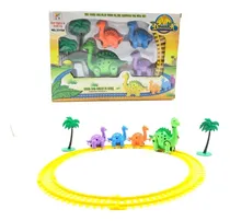 Comprar Tren Pista Vagones Dinosaurio Eléctrico Infantil