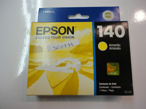 Cartucho Epson 140 Amarillo T140420al T42wd Tx560wd Tx620fwd