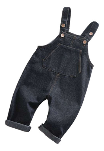 Pantalones De Mezclilla Con Tirantes Para Niños Y Niñas