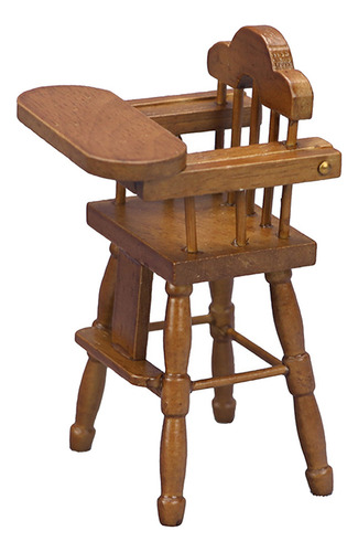 Silla De Comedor, Silla Alta De Madera