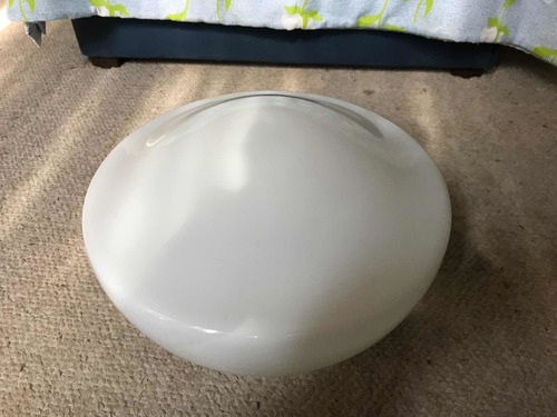 Domo Pantalla Grande Para Lampara Cristal Luz Blanca (Usado)