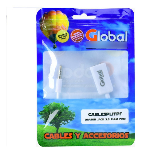 Adaptador Global Sonido Para Celular Y Ps4 A Mic Y Auricular