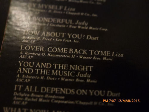 Vinilo Lp De Judy Garland -liza Minnelli -live At The(u1025