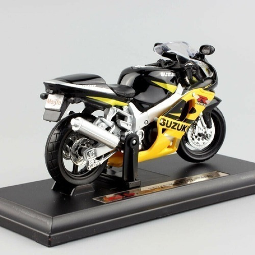 Maisto Suzuki Gsx-r600 1/18 Amarillo Negro Modelo Fundido A