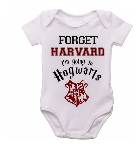 Kit 2 Body Bebê Harry Potter Hogwarsts Harvard Forget