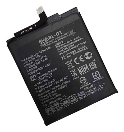 Pila Bateria Ion Litio Bl-01 2900mah Para LG K20 2019 E/g