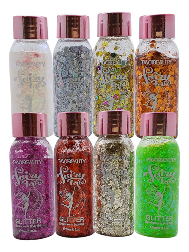 Glitter En Gel Para Ojos, Rostro Y Cuerpo