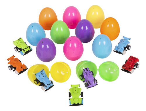 Huevos De Pascua Canguro Con Toy Cars Inside (paquete De 12)