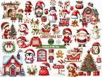 Comprar Pack Navidad Imagenes  Pepeles Digitales Alta Resolucion